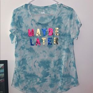 Justice maybe later t shirt